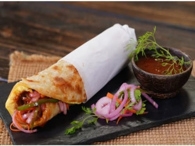 Paneer Kathi Roll.