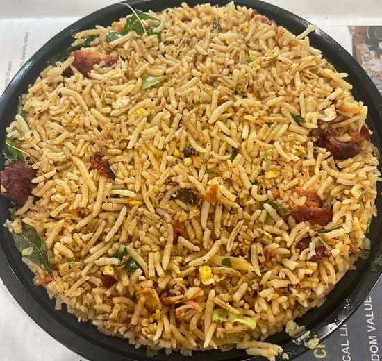 Chennai Street Style Chicken Fried Rice.